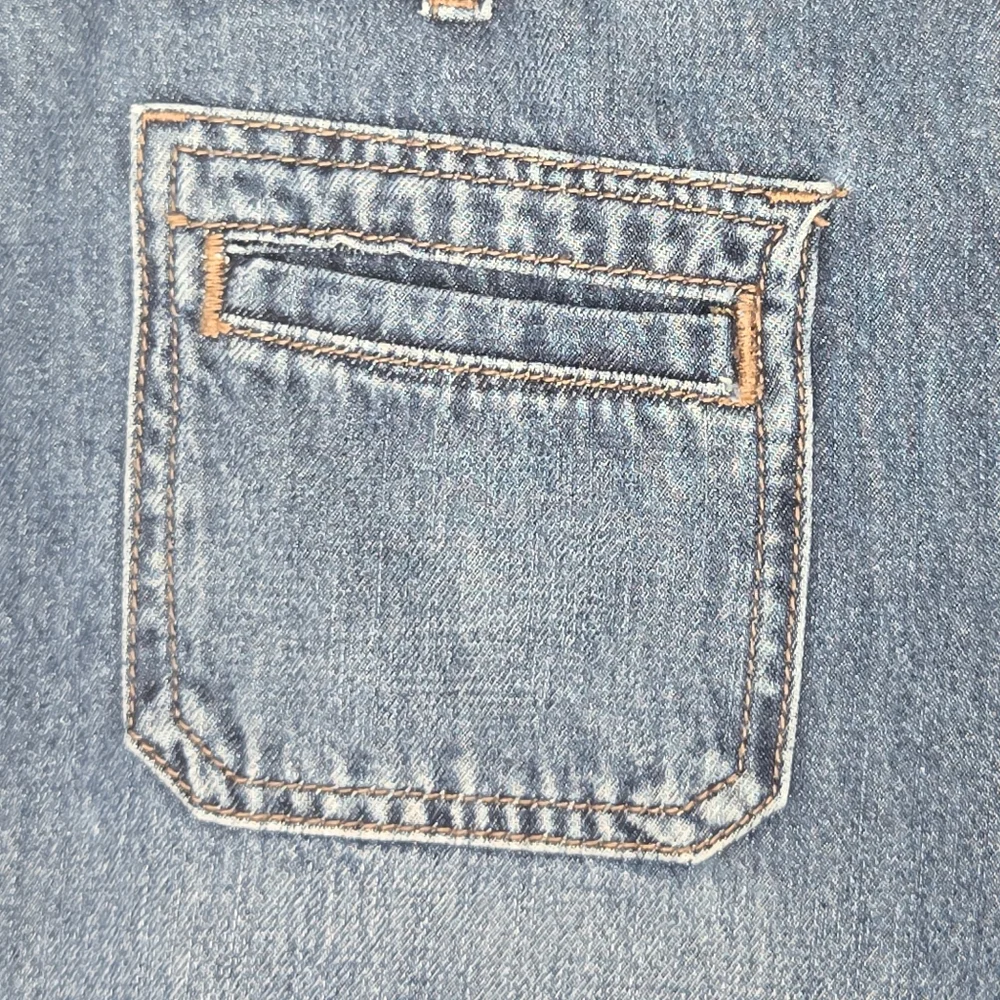 Old Navy Womens High Waisted Baggy Wide Leg Denim Jeans Size 10 - Picture 6 of 12